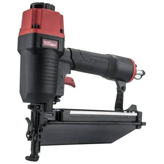 Hyper Tough 16-Gauge Pneumatic Straight Finish Nailer and Nail Gun with Nails