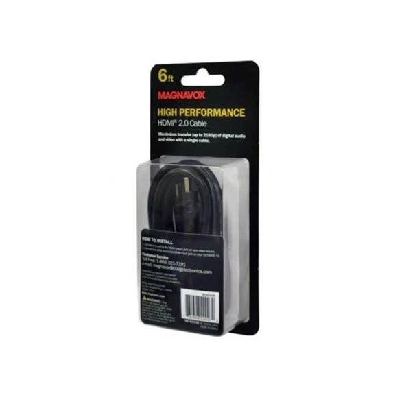 MAGNAVOX 6 Ft HIGH PERFOMANCE HDMI 2.0 Cable