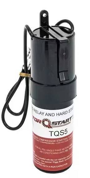 TorQstart TQS8 2-Wire  Hardstart Capacitor for ½ thru 10 HP up to 600% torque