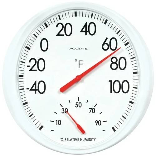 Outdoor Thermometer with Humidity Gauge